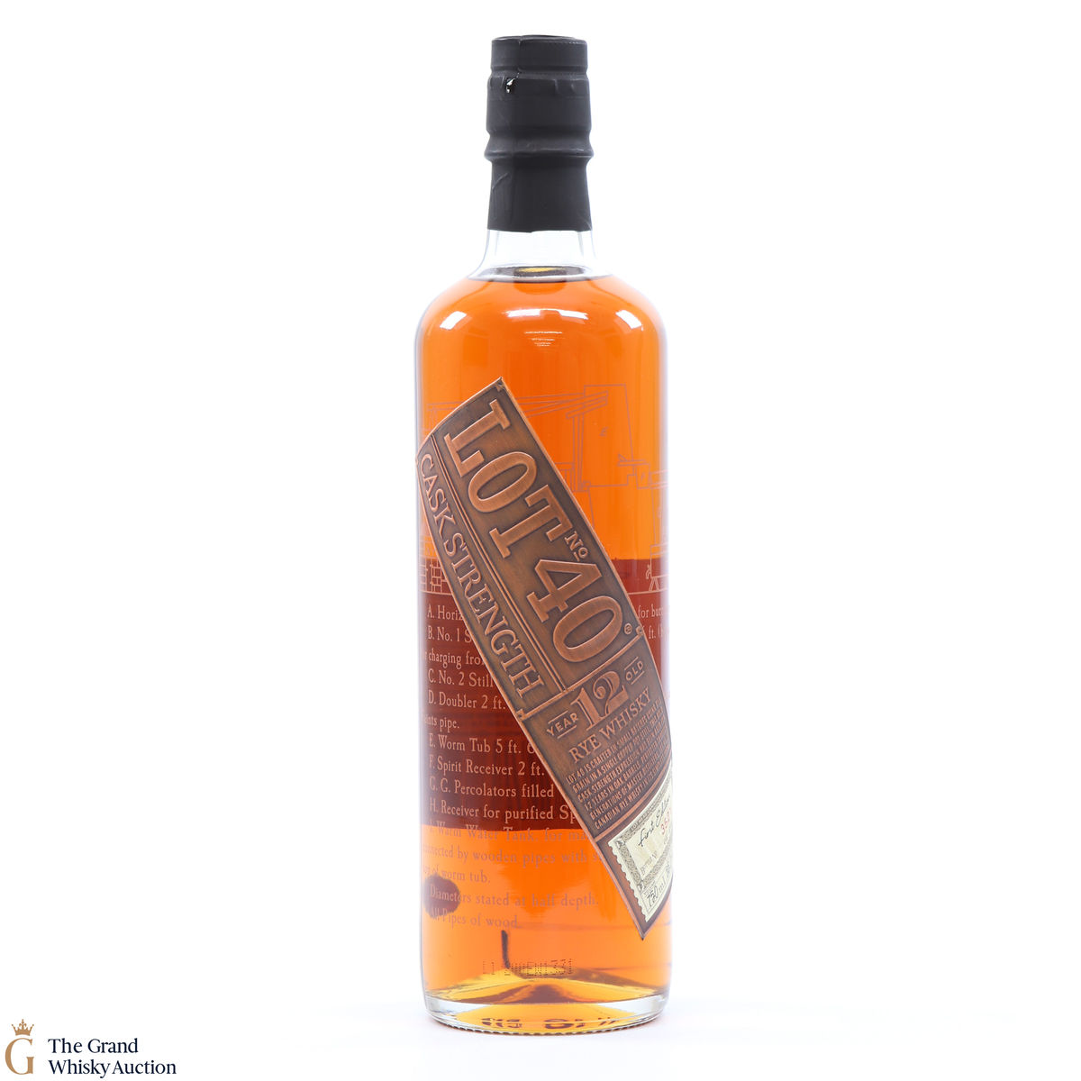 Lot No 40 - 12 Year Old Rye Whisky - First Editon