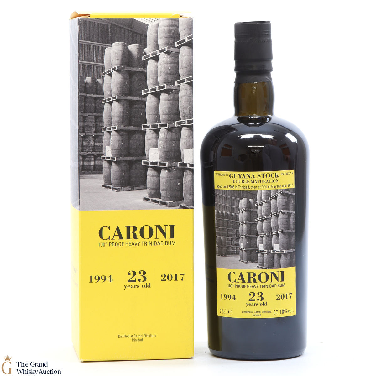 Caroni - 23 Year Old 100 Proof Guyana Stock 1994 Velier