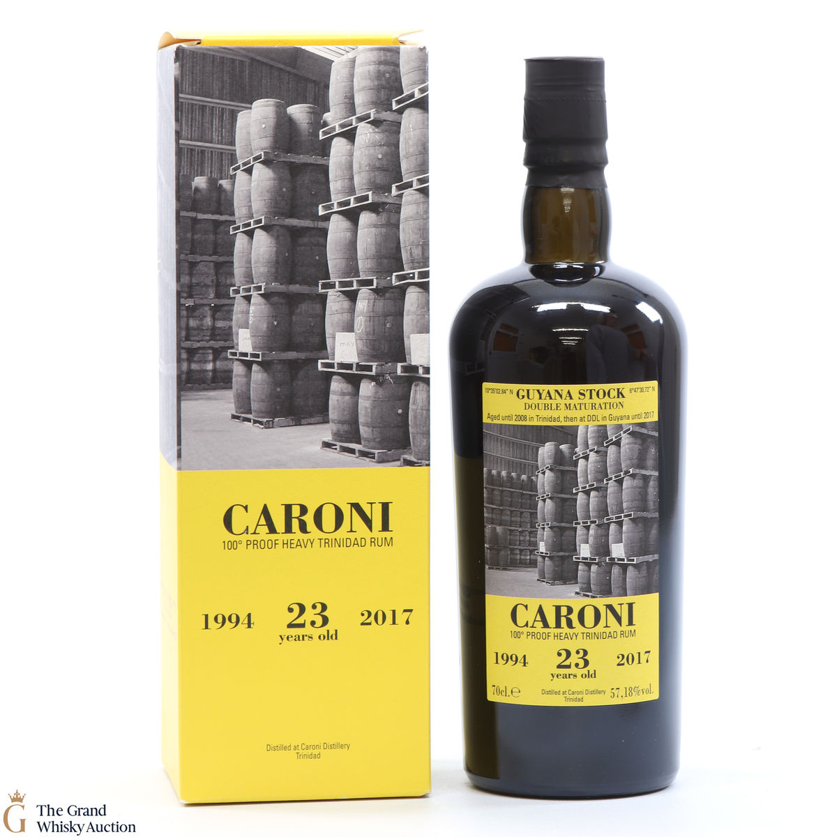 Caroni - 23 Year Old 100 Proof Guyana Stock 1994 Velier