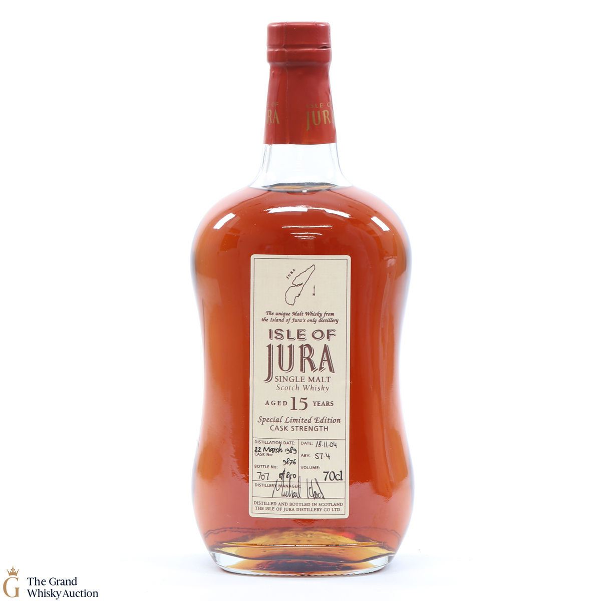 Jura - 15 Year Old 1989 - Limited Edition Cask Strength (Signed)