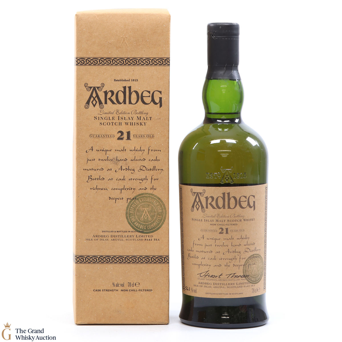 Ardbeg - 21 Year Old - Committee Release (2001) Jim McEwan Retirement