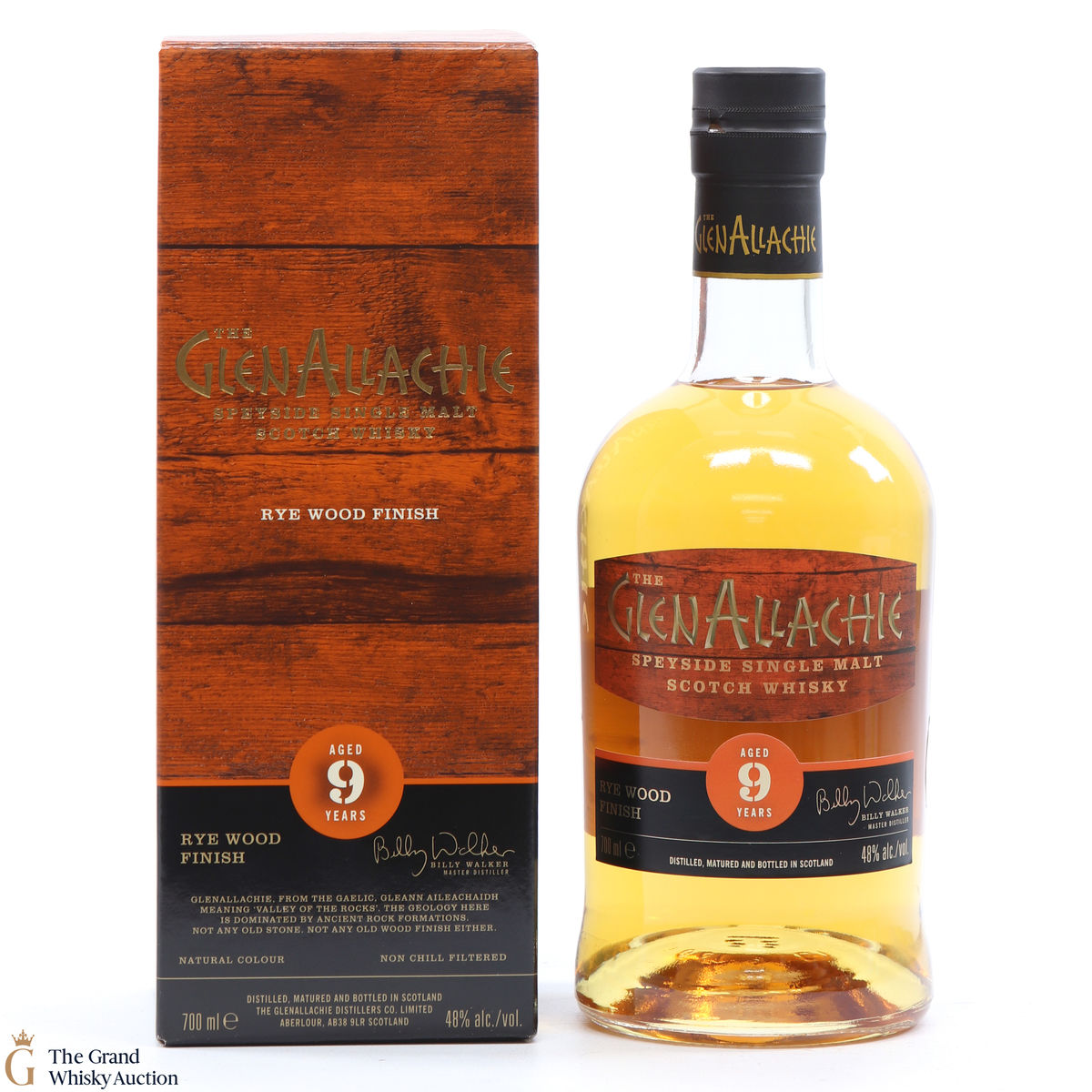 GlenAllachie - 9 Year Old - Rye Wood Finish