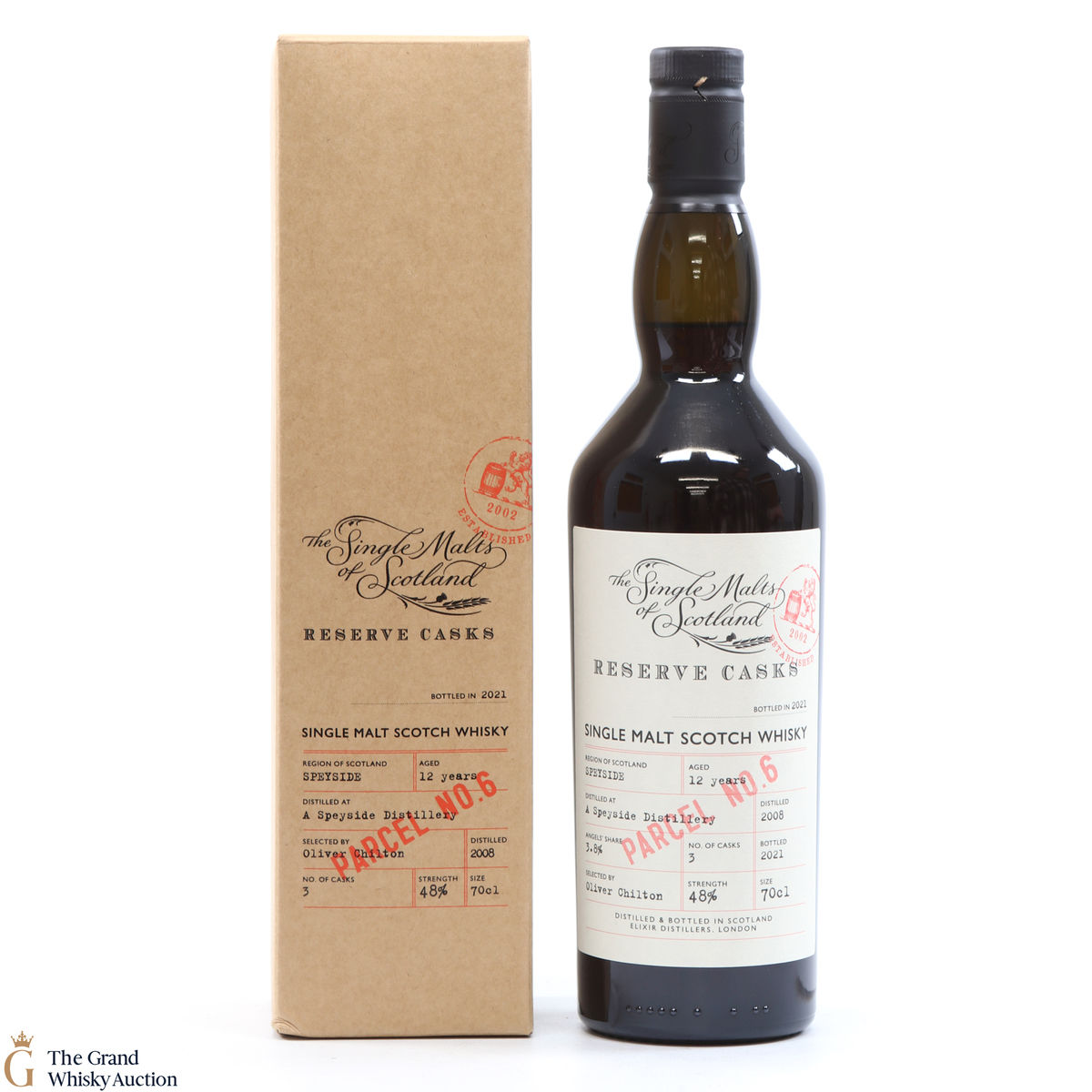 Speyside - 12 Year Old 2008 - Reserve Casks Parcel No. 6