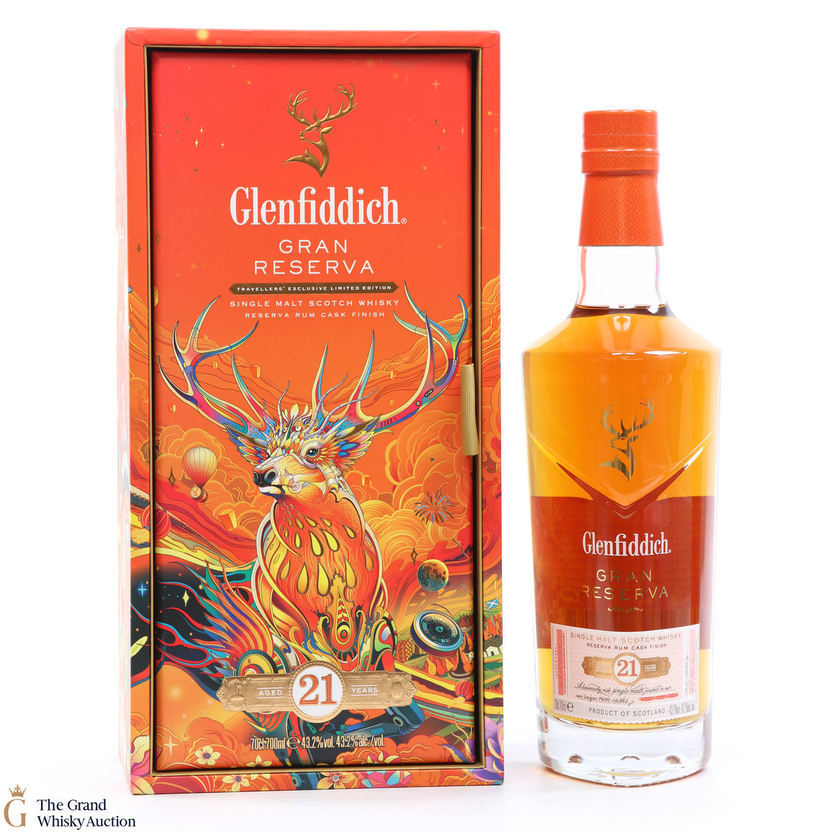 Glenfiddich - 21 Year Old - Gran Reserva - Rum Cask - Chinese New Year 