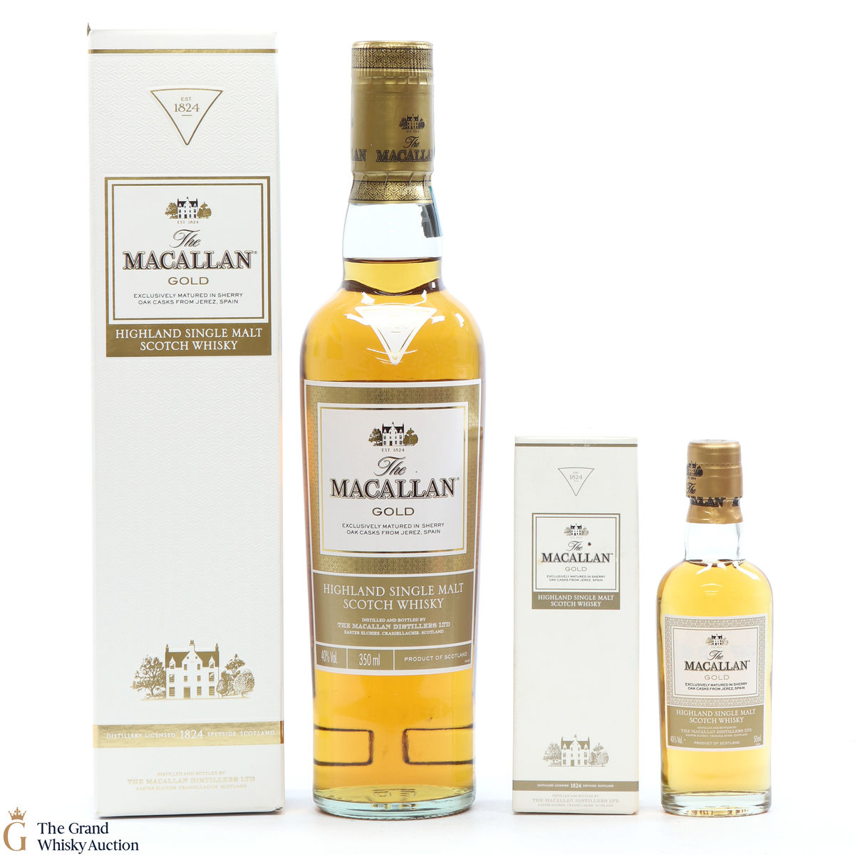 Macallan - The 1824 Series - Gold (1x35cl & 1x5cl) 