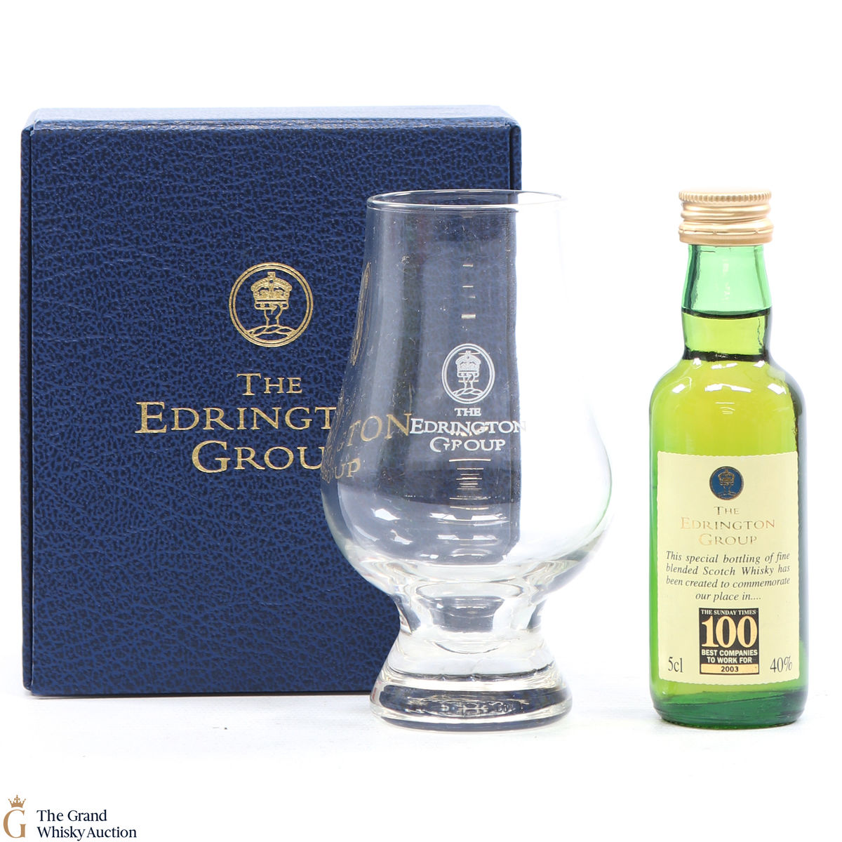 Edrington Group - 100 Best Companies to Work For 2003 - Mini + Glass Gift set
