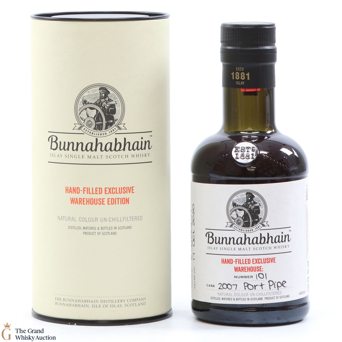Bunnahabhain - 2007 Port Pipe Hand Fill 2020 20cl
