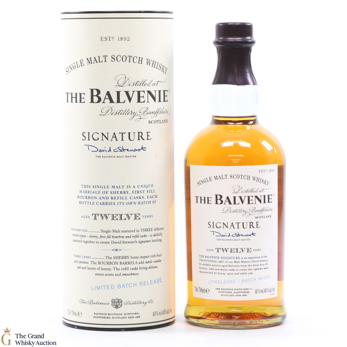Balvenie - 12 Year Old -  Signature - Batch #1