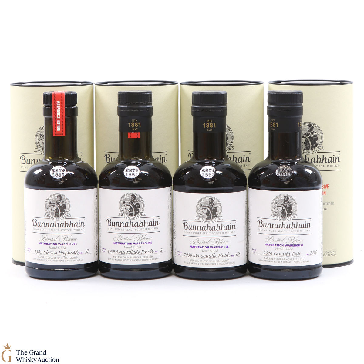 Bunnahabhain - Limited Release - Maturation Warehouse Hand Fill (4 x 20cl)