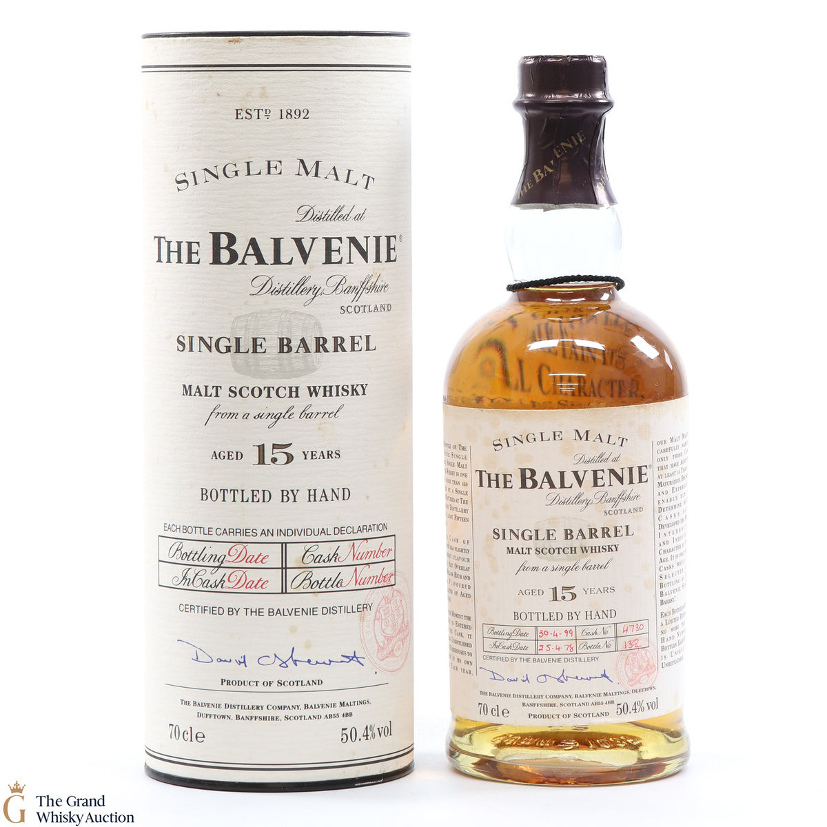 Balvenie - 15 Year Old - 1978 Single Barrel #4730