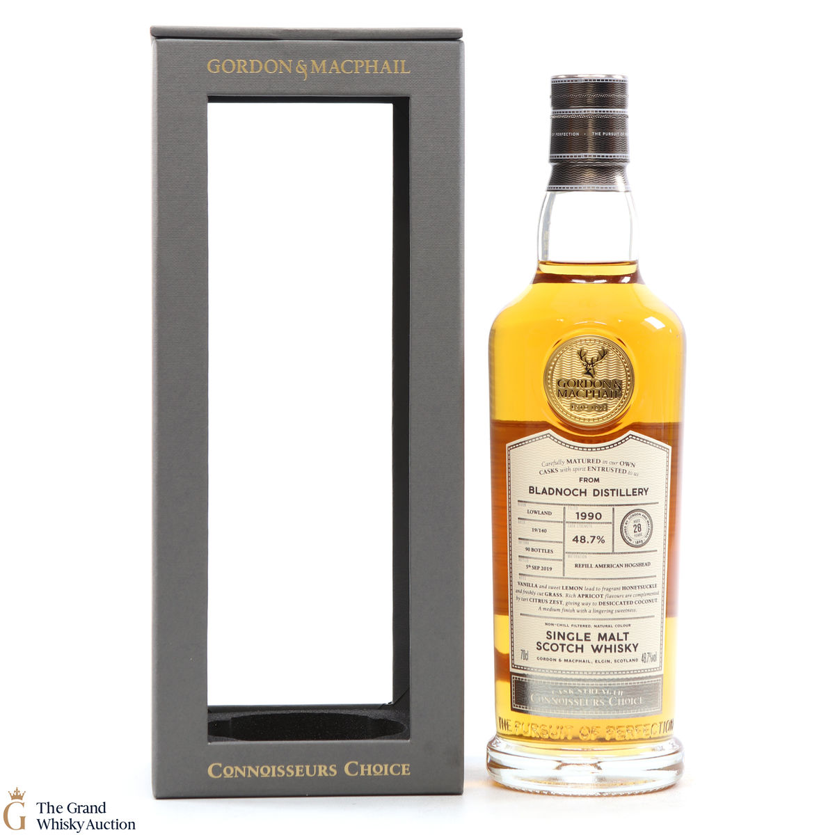 Bladnoch - 28 Year Old 1990 - G&M Connoisseurs Choice 