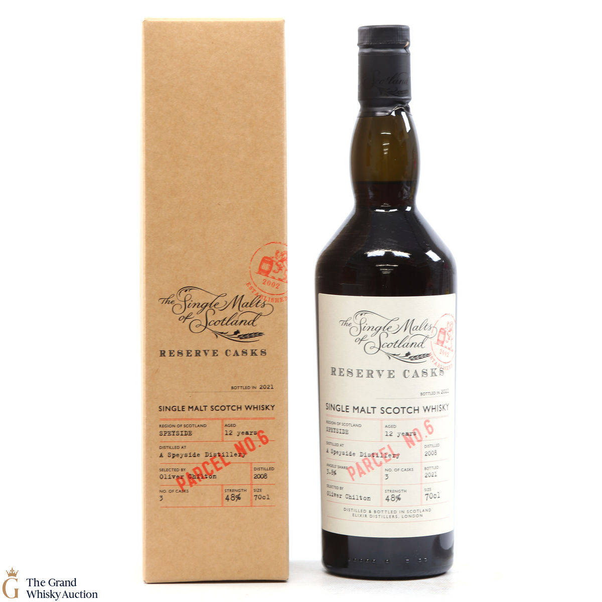 Speyside - 12 Year Old 2008 - Reserve Casks Parcel No. 6