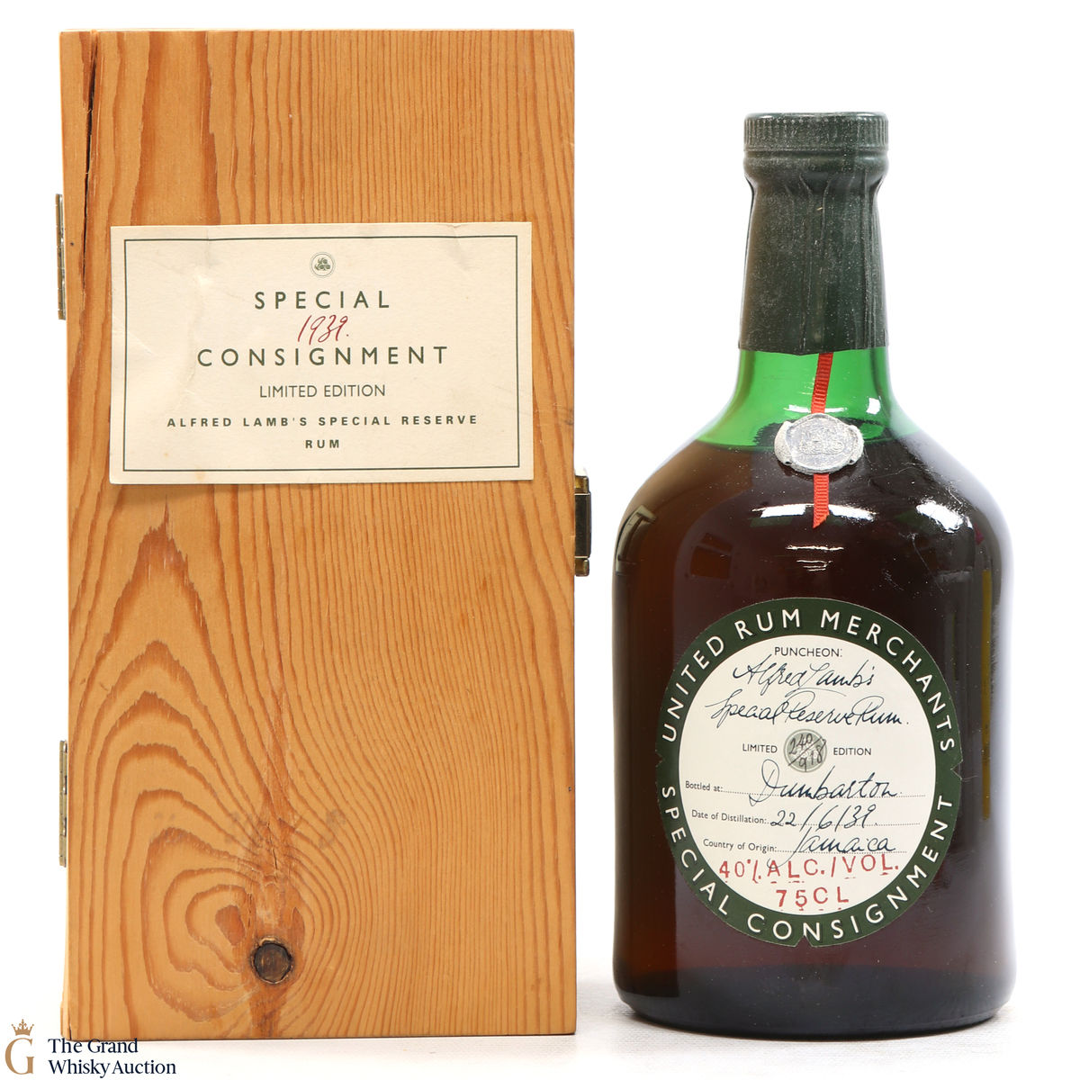 United Rum Merchants - Special Reserve 1939 - Alfred Lamb