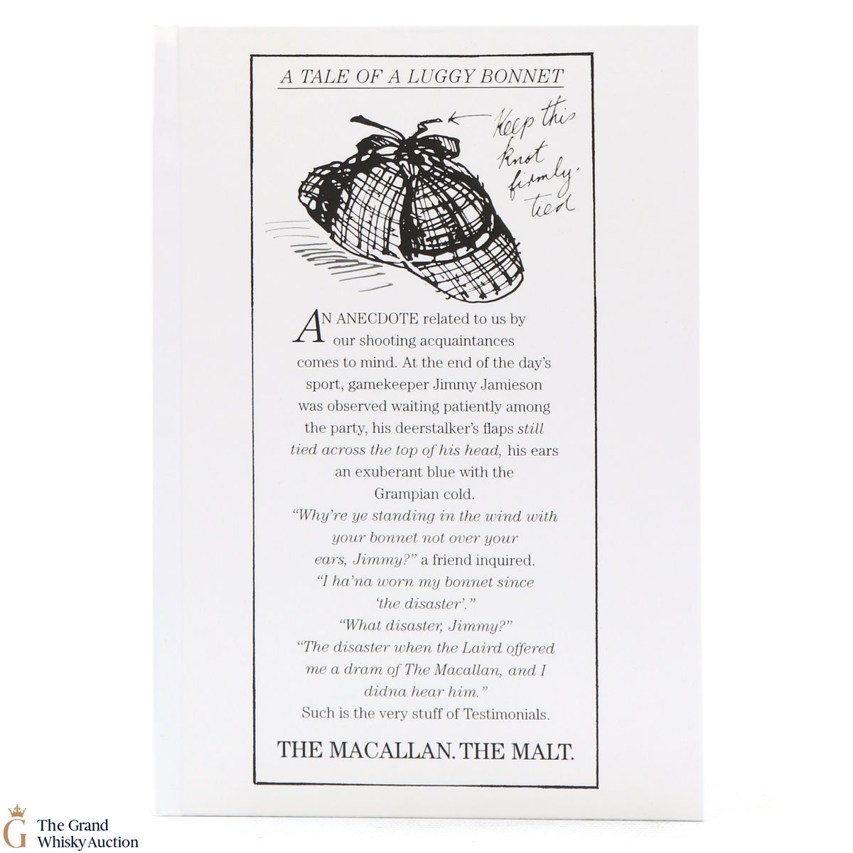 Macallan - A Tale of a Luggy Bonnet - Notebook