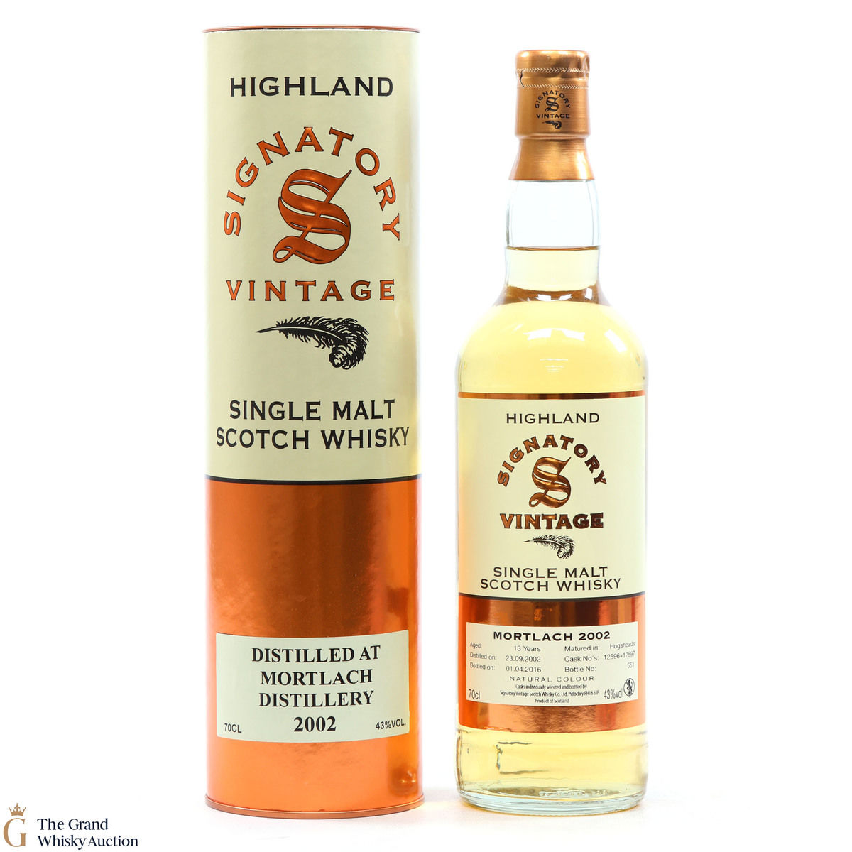 Mortlach - 13 Year Old 2002 Signatory #12596 & #12597