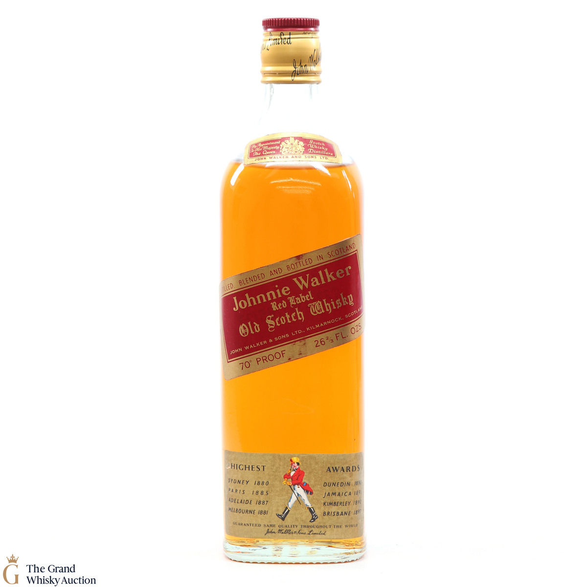 Johnnie Walker - 70 Proof Red Label 1970s 26 2/3Fl.Oz