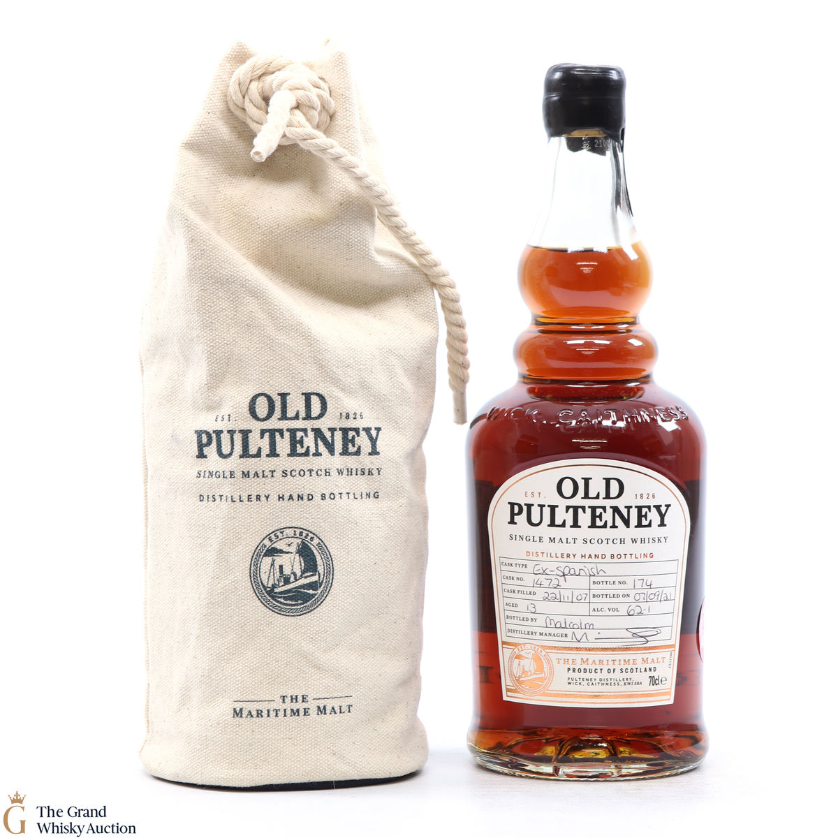 Old Pulteney - 13 Year Old 2007 Distillery Hand Fill #1472