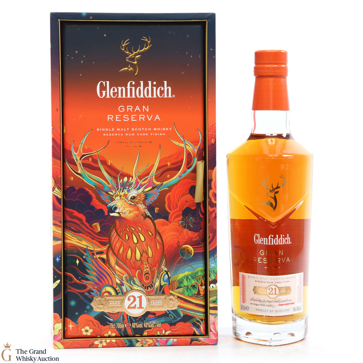 Glenfiddich - 21 Year Old - Gran Reserva - Rum Cask - Chinese New Year 