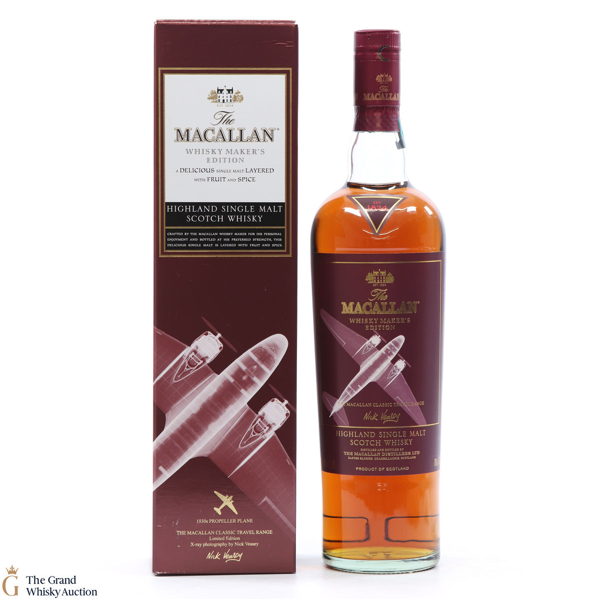 Macallan - Whisky Maker's Edition - Classic Travel Range 1930s Propeller Plane