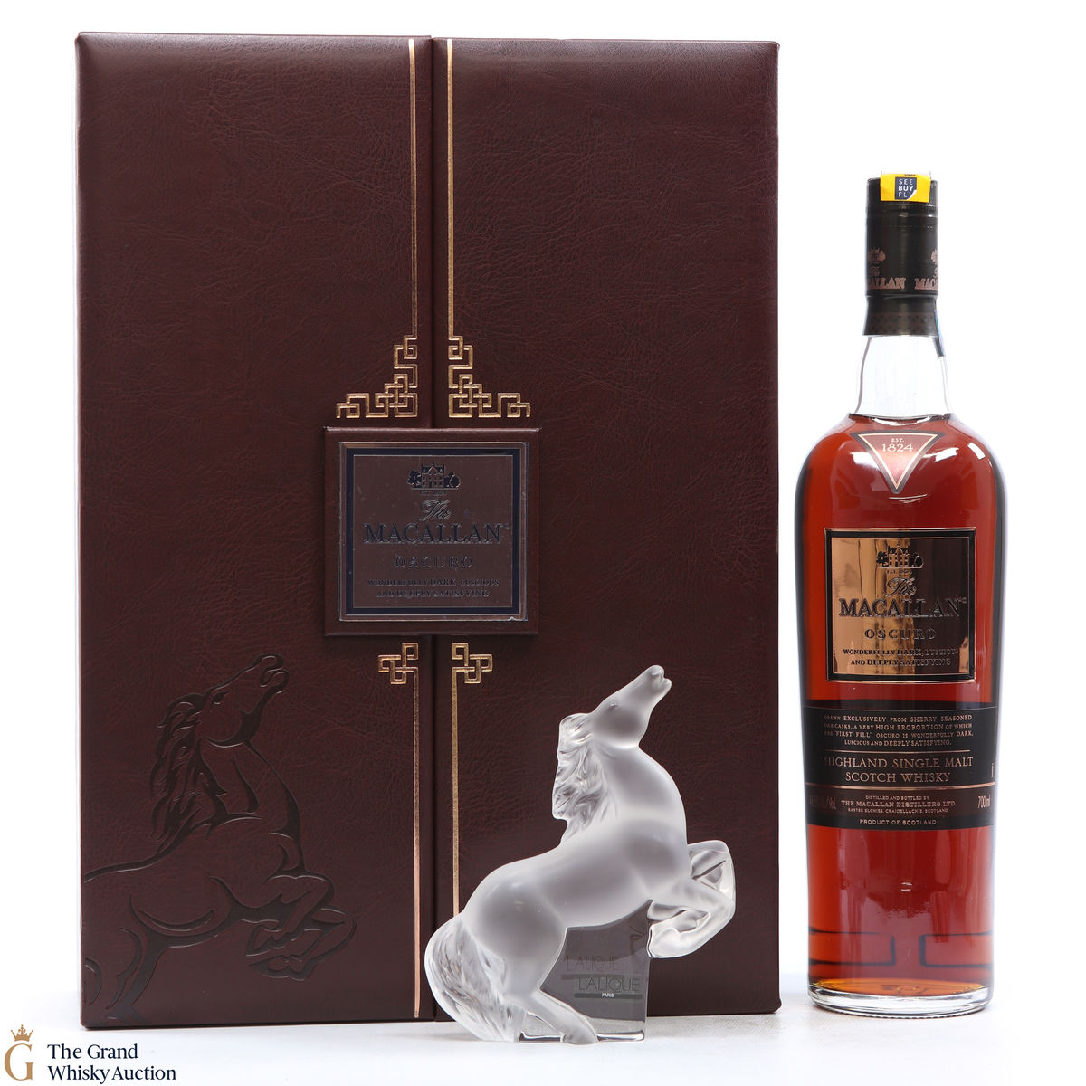 Macallan - Oscuro Pre-2015 Lalique Kazak Running Horse