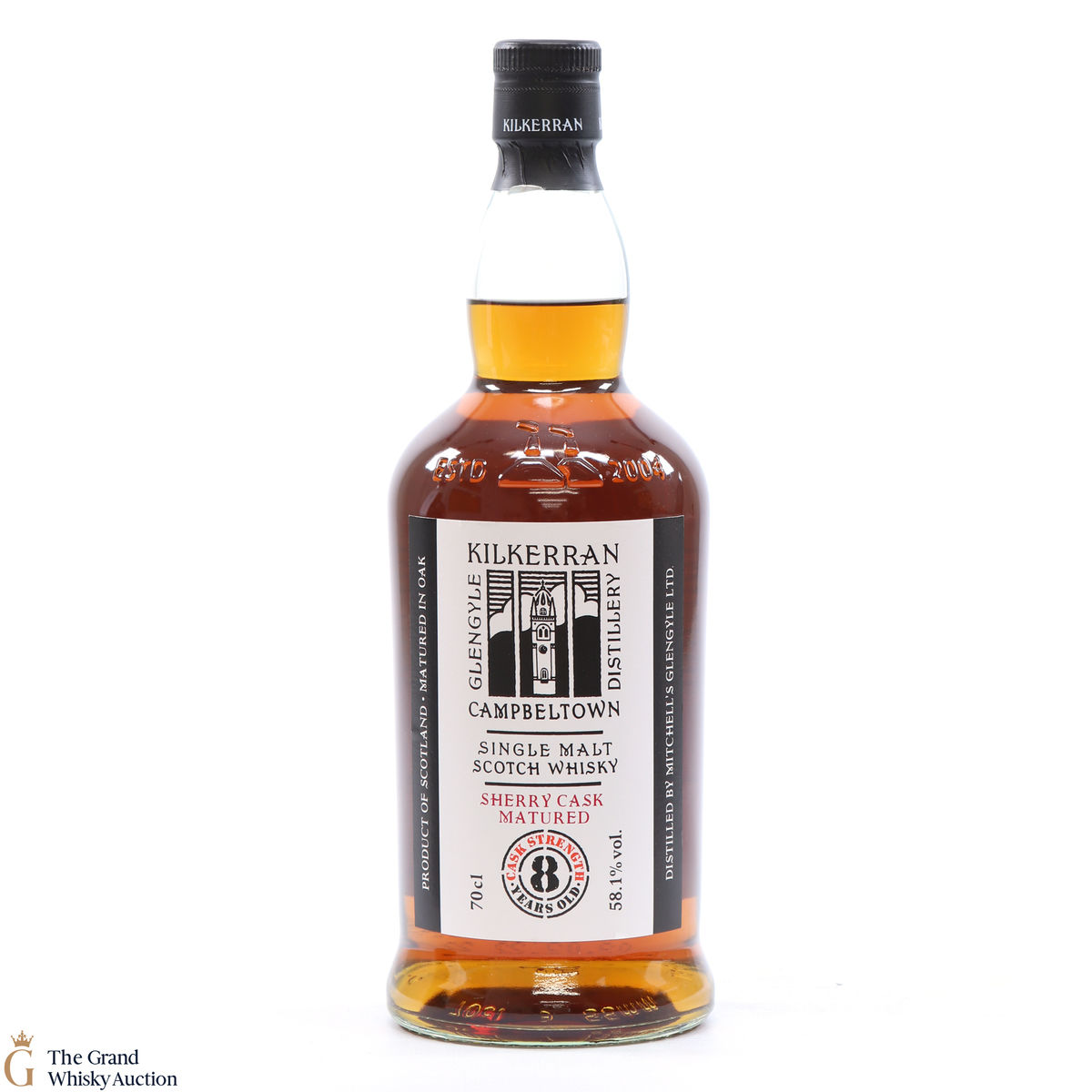 Kilkerran - 8 Year Old - Sherry Oak - Cask Strength 58.1%