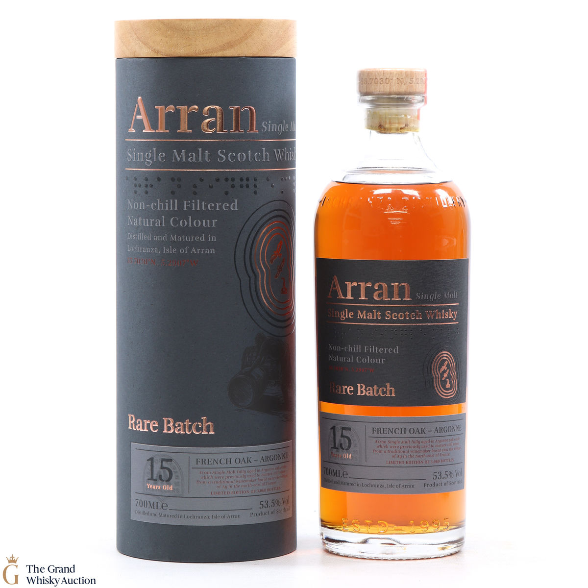 Arran -15 Year Old - French Oak - Argonne