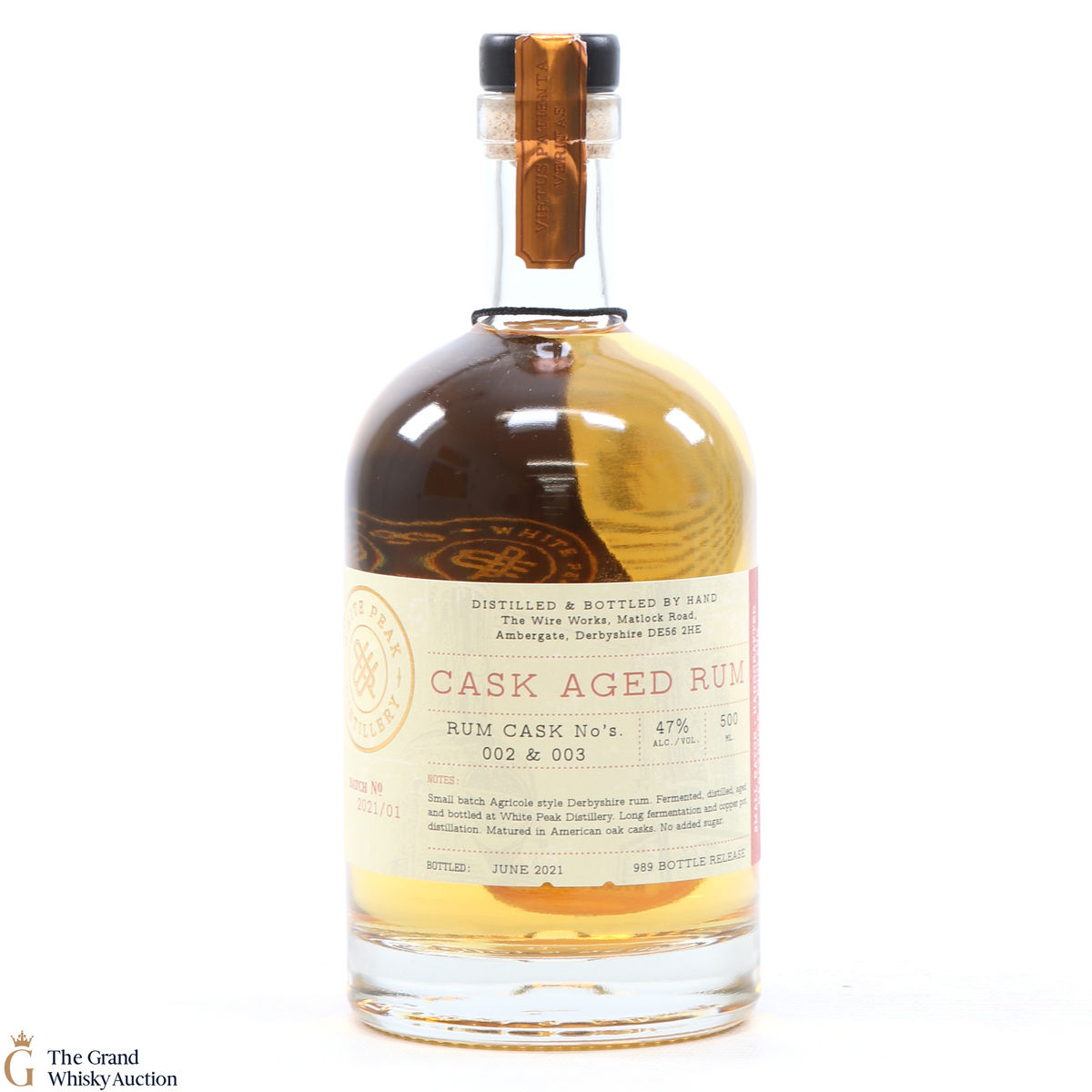 White Peak - Cask Aged Rum 50cl Batch 2021/01