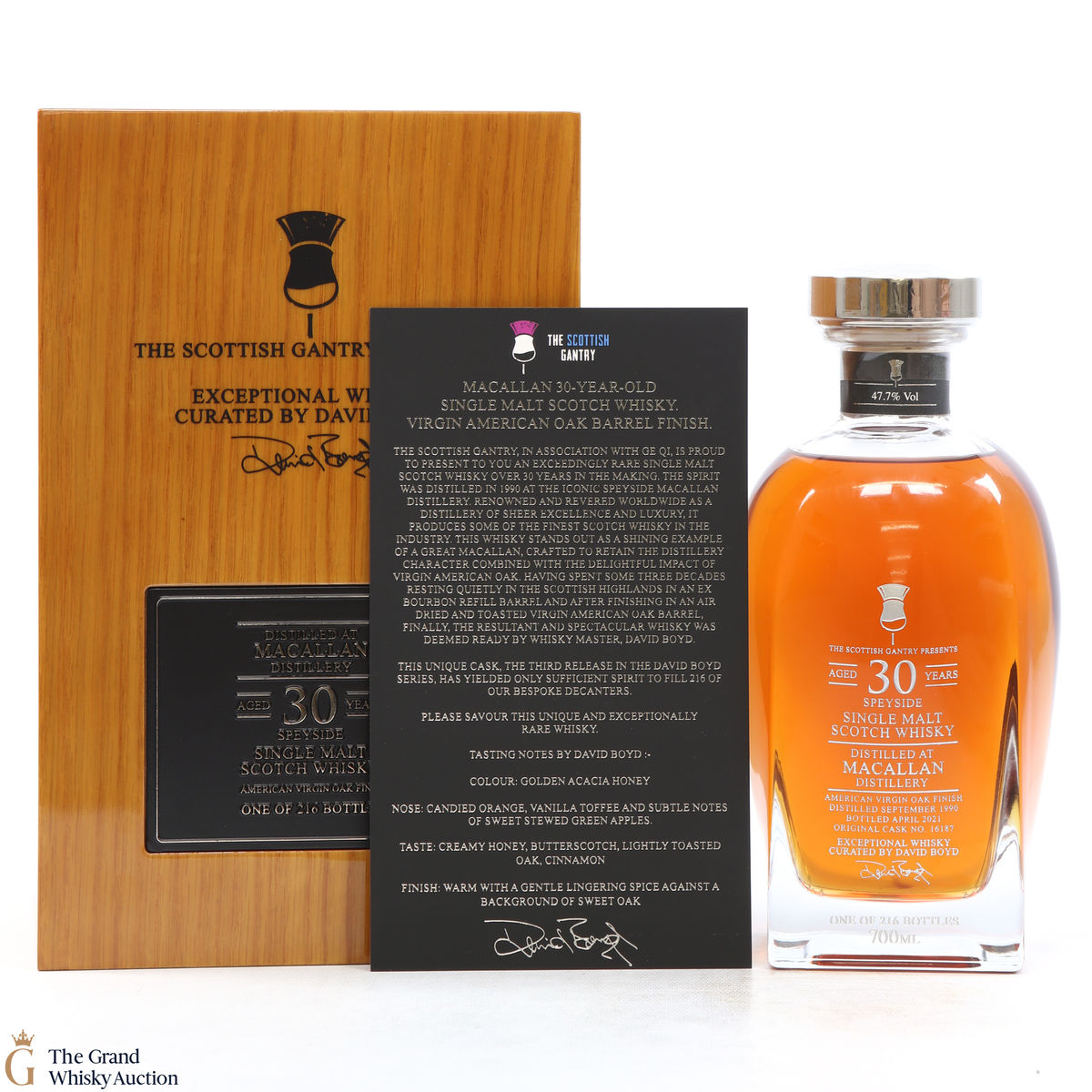 Macallan - 30 Year Old 1990 Scottish Gantry - Virgin American Oak Finish