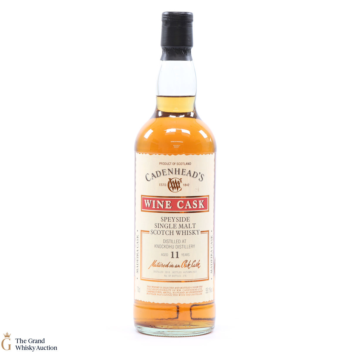 Knockdhu - 11 Year Old 2010 Cadenhead's Wine Cask