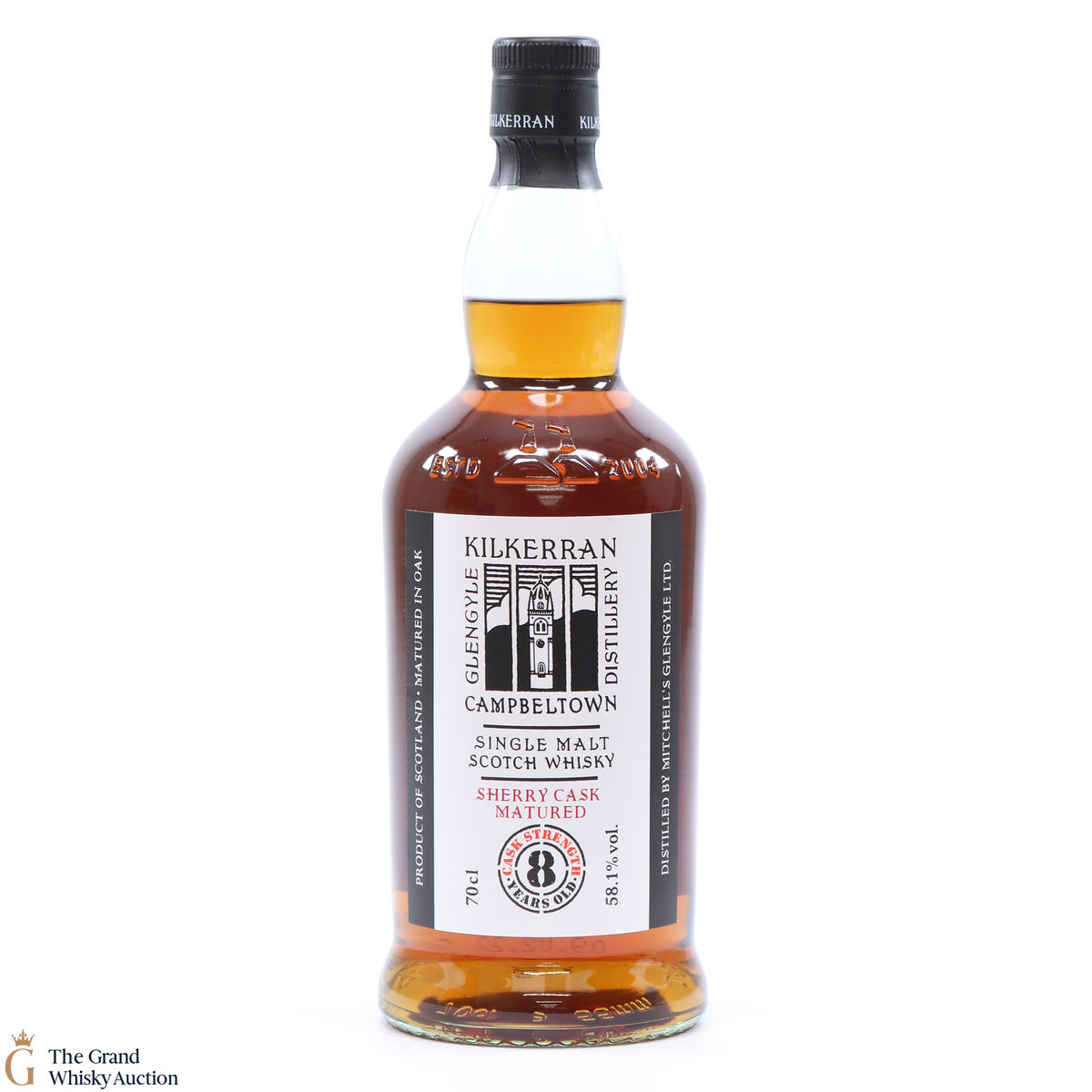 Kilkerran - 8 Year Old - Sherry Oak - Cask Strength 58.1%