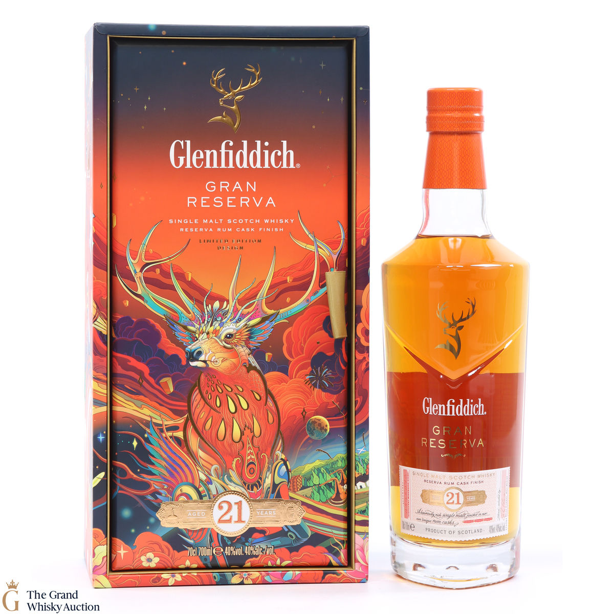 Glenfiddich - 21 Year Old - Gran Reserva - Rum Cask - Chinese New Year 