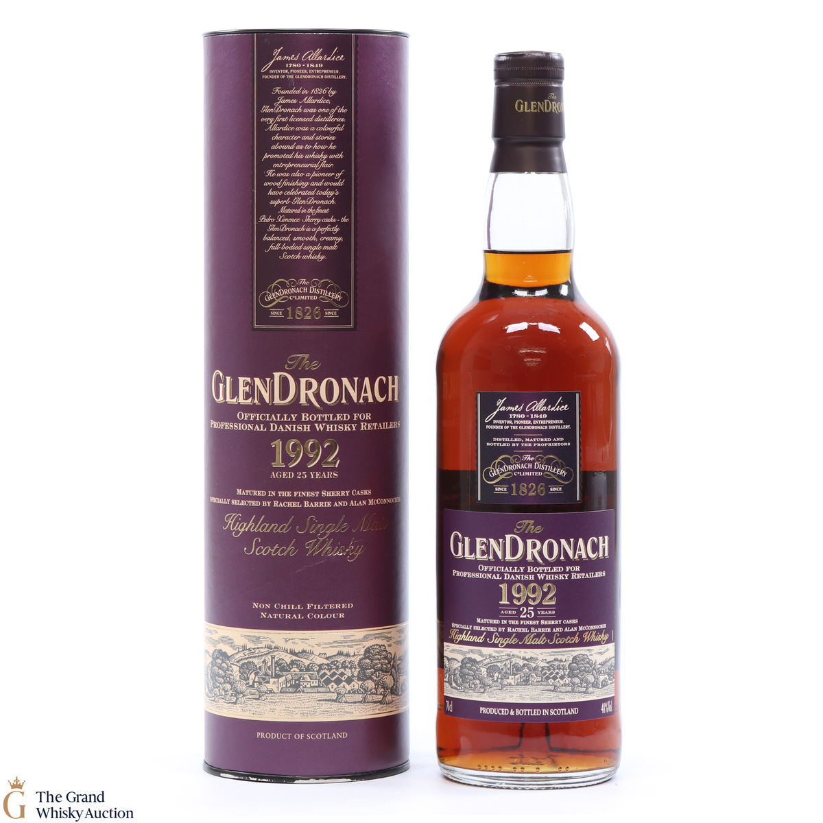 Glendronach - 25 Year Old 1992 Sherry Cask Danish Retailers