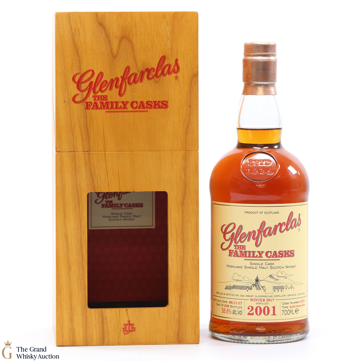 Glenfarclas - 2001 Family Cask Winter 2017 #3352