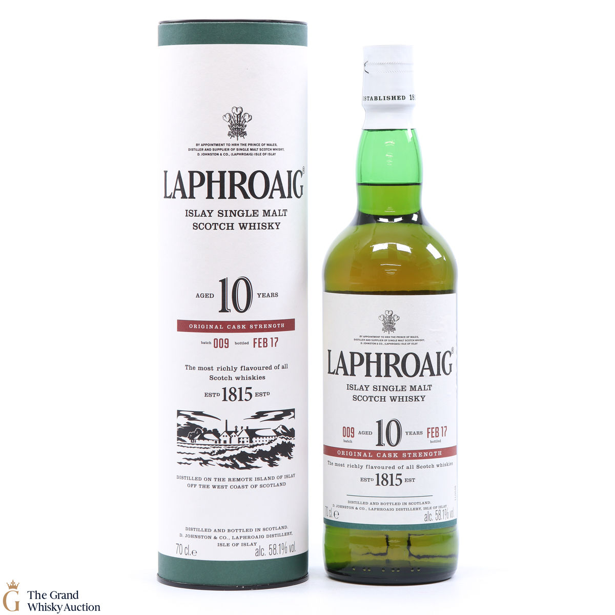 Laphroaig - 10 Year Old - Original Cask Strength Batch #009