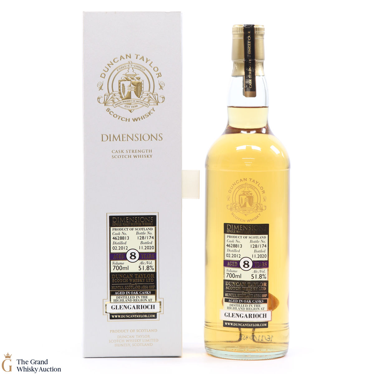 Glen Garioch - 8 Year Old 2012 Duncan Taylor Cask Strength #4628813