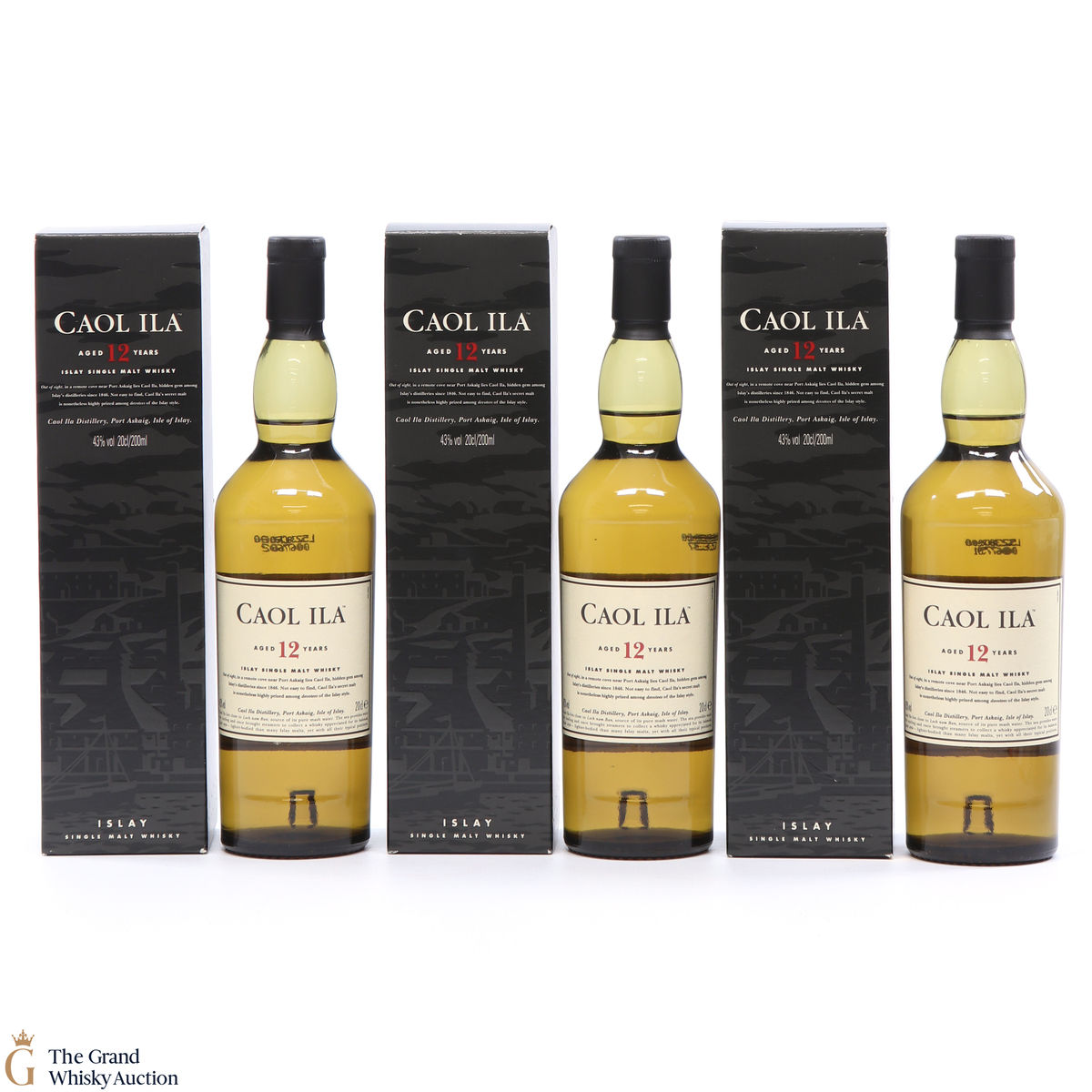 Caol Ila - 12 Year Old (3 x 20cl)