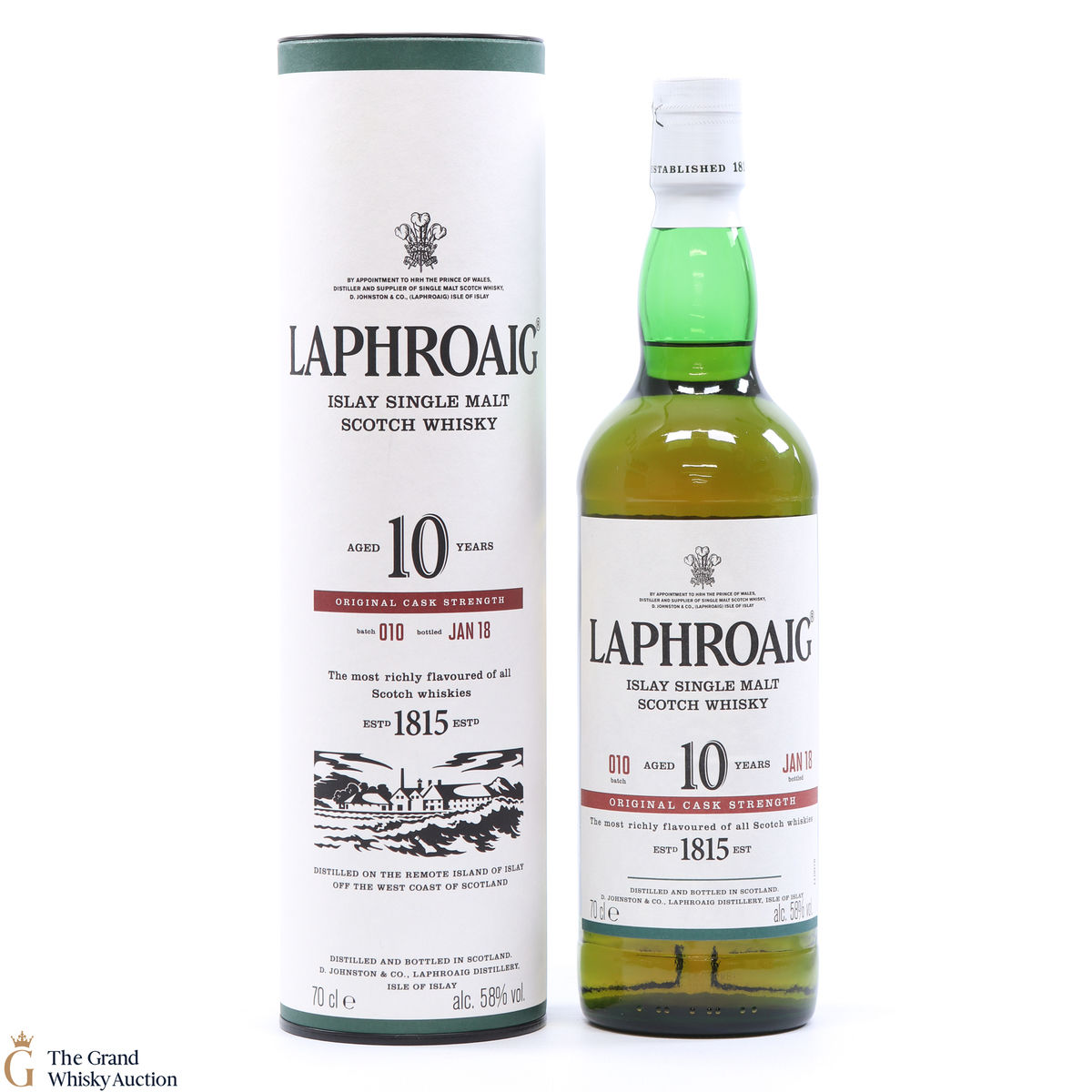 Laphroaig - 10 Year Old - Original Cask Strength Batch #010