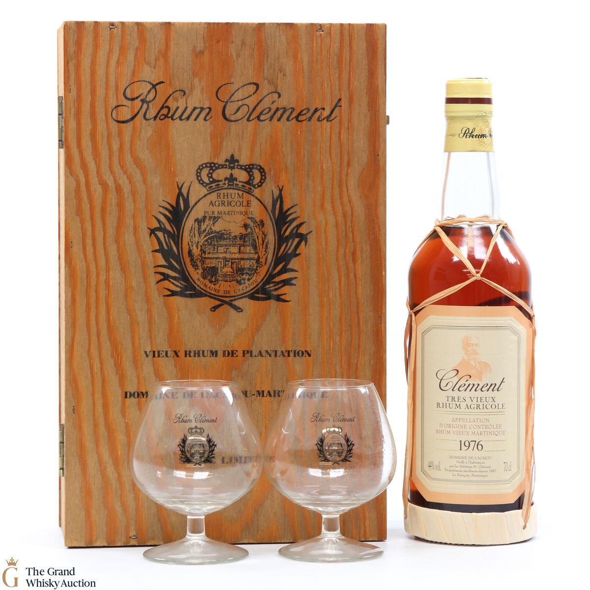 Clément - 1976 - Rhum Vieux Gift Set