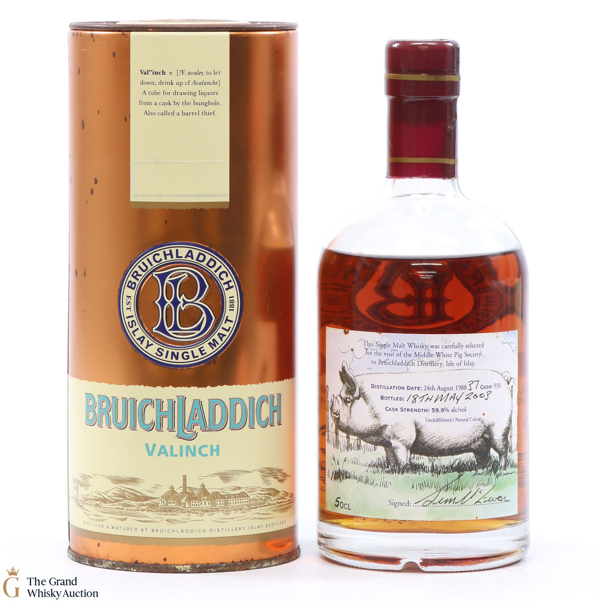 Bruichladdich - 1988 Valinch - Continuation of the Celebration "Babe" #930