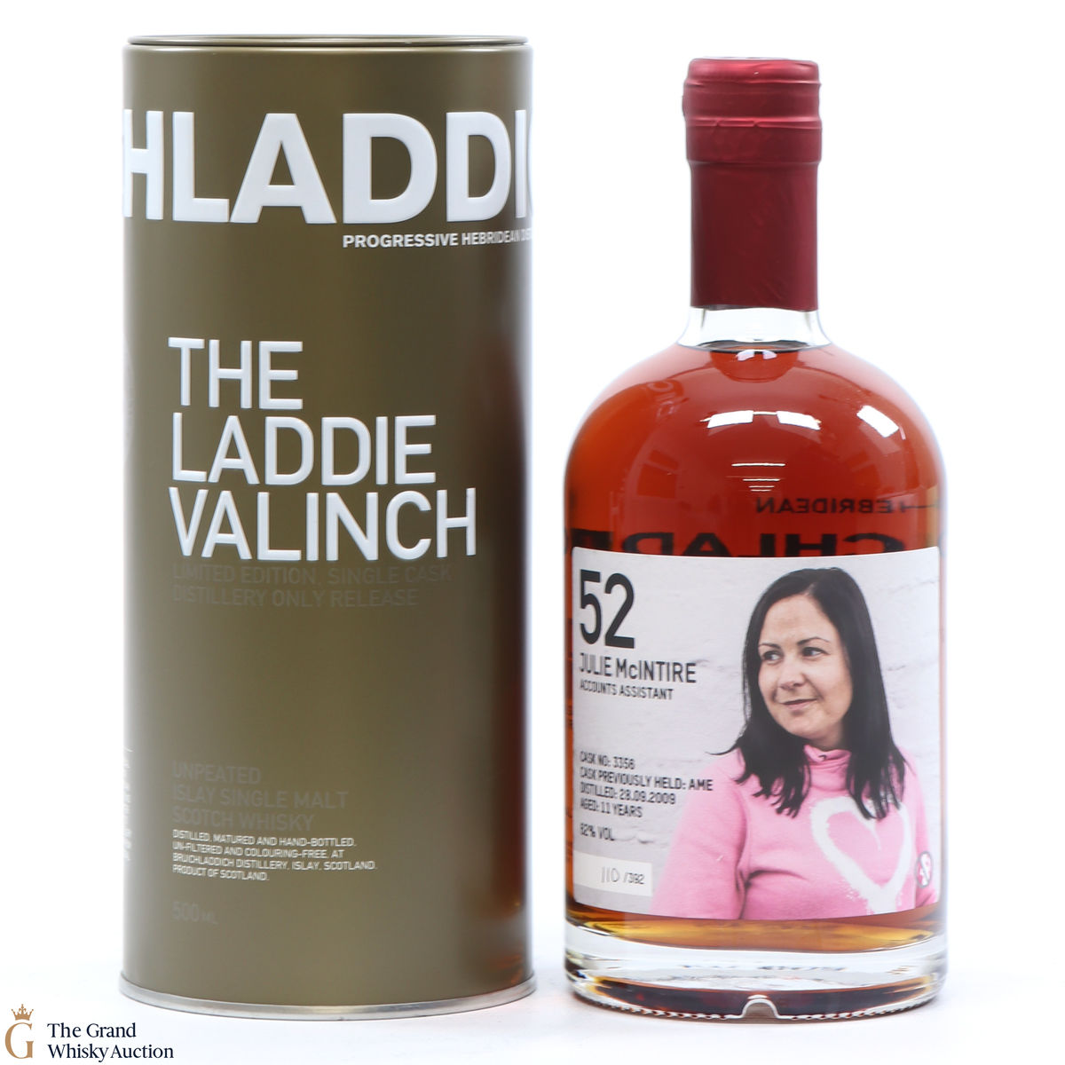 Bruichladdich - 11 Year Old - Valinch 52 - Julie McIntyre (50cl)