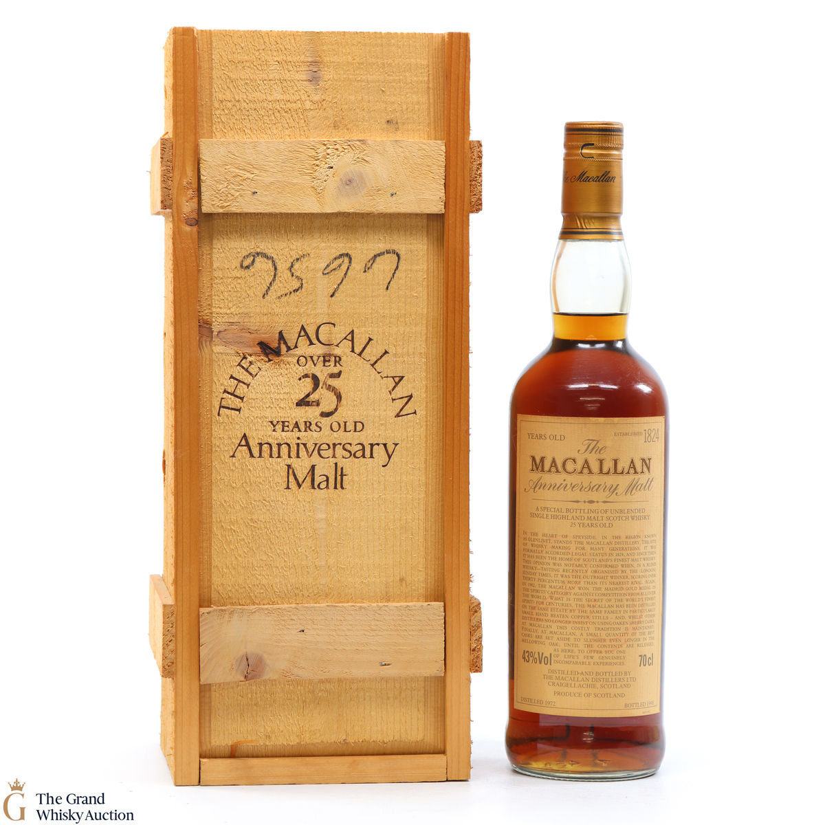 Macallan - 25 Year Old - 1972 Anniversary Malt 1988