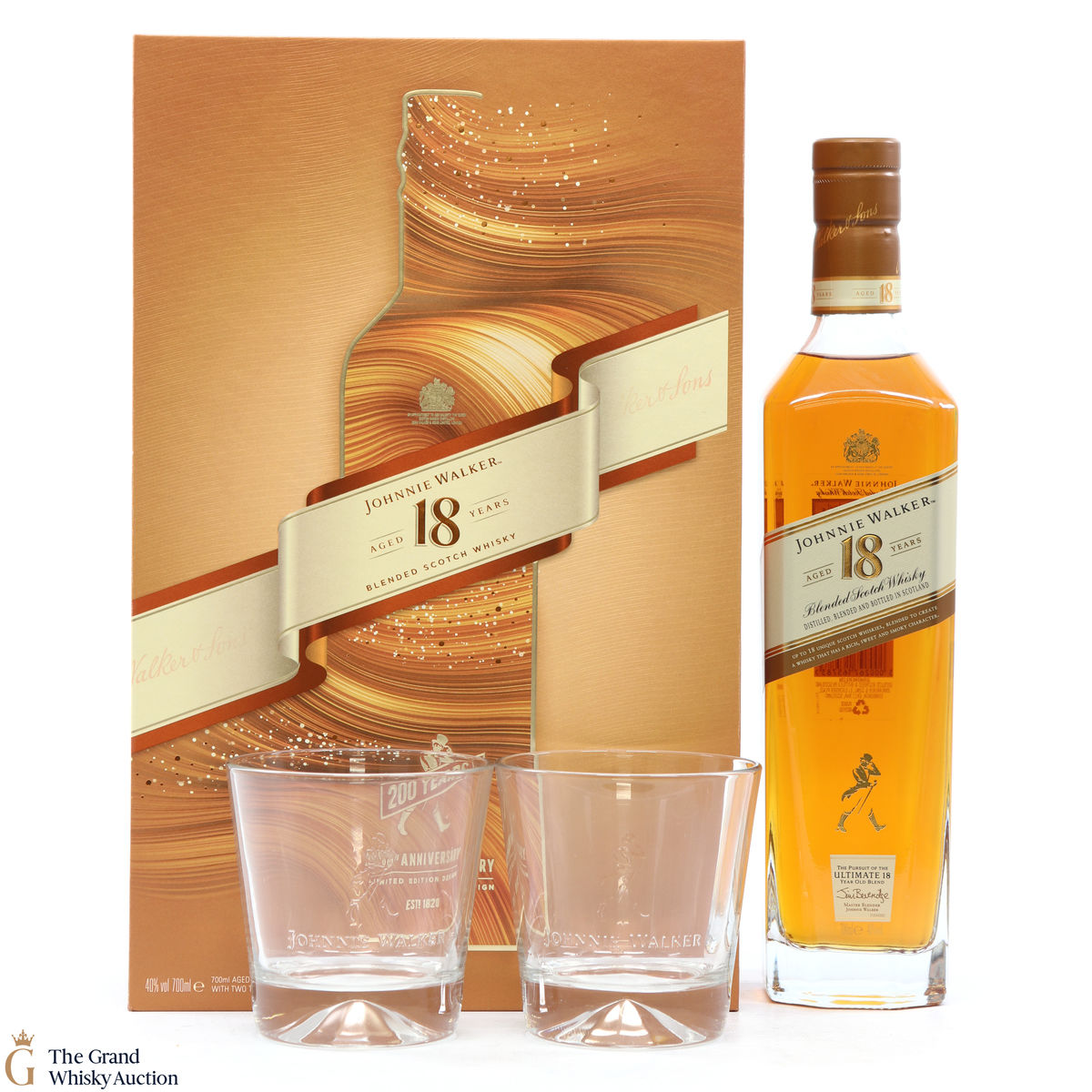 Johnnie Walker - 18 Year Old - 200th Anniversary Gift Set