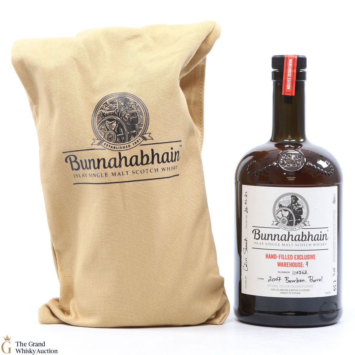 Bunnahabhain - 2007 Bourbon Barrel #110762 - Hand Fill 