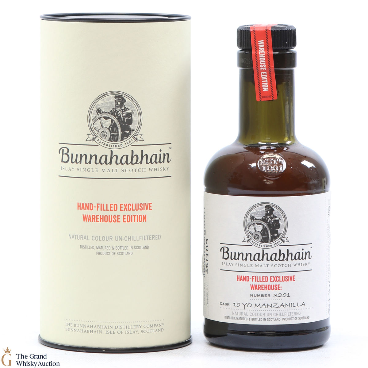 Bunnahabhain - 10 Year Old - Hand Filled #3201 - Manzanilla (20cl)