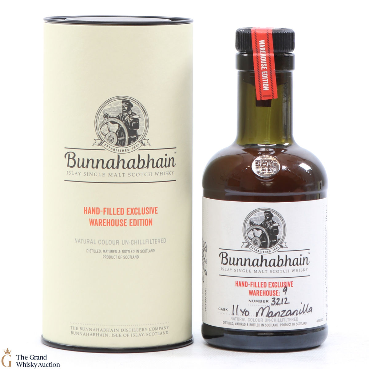 Bunnahabhain - 11 Year Old -  Manzanilla Cask #3212 (20cl)