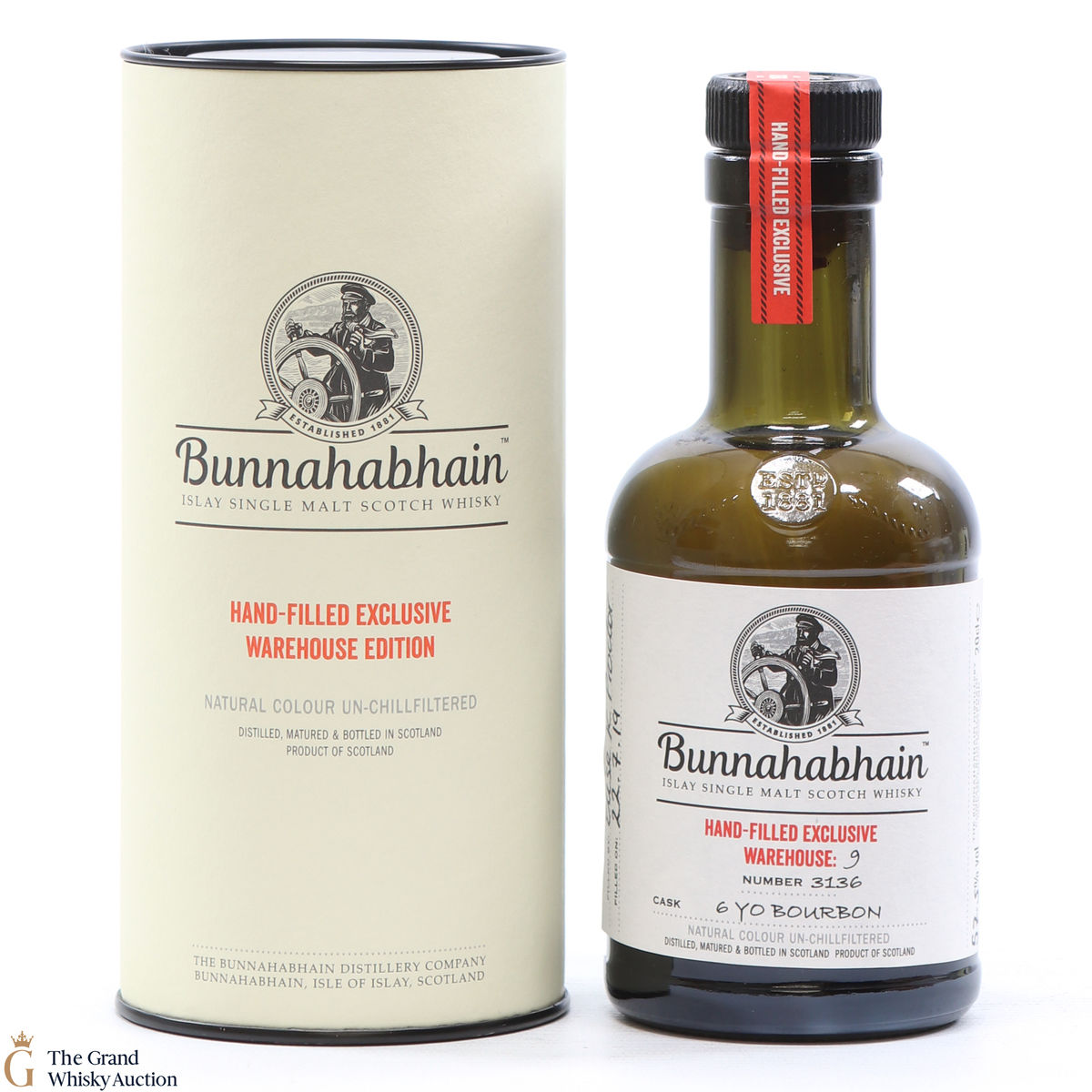Bunnahabhain - 6 Year Old -  Bourbon Cask #3136 (20cl)