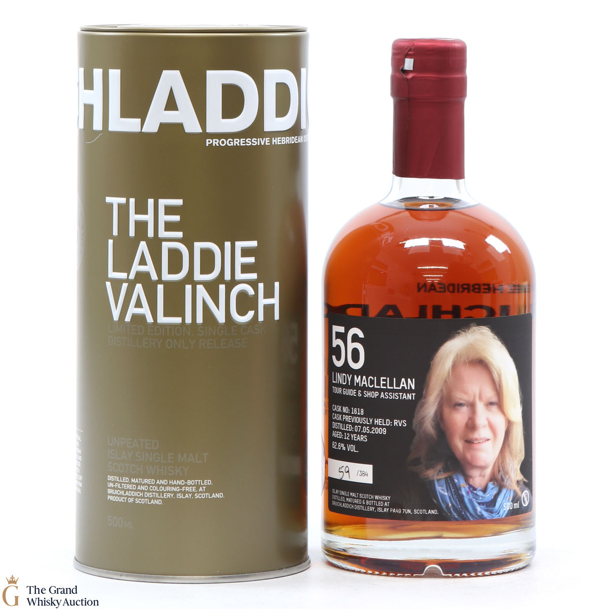 Bruichladdich - 12 Year Old - Valinch 56 - Lindy Maclellan