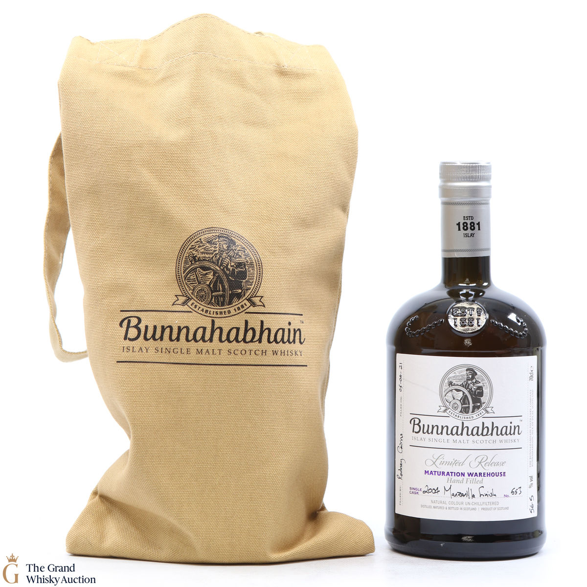 Bunnahabhain - 2004 Manzanilla Finish #553 - Hand Fill