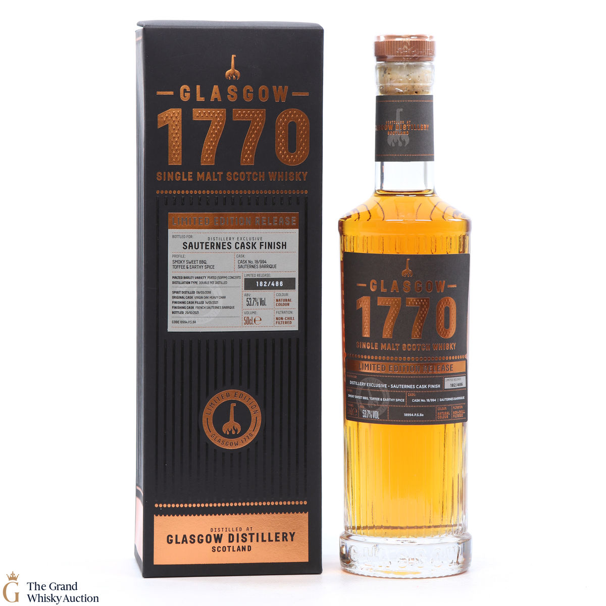 Glasgow - 1770 - Sauterness Cask - Distillery Exclusive (50cl)