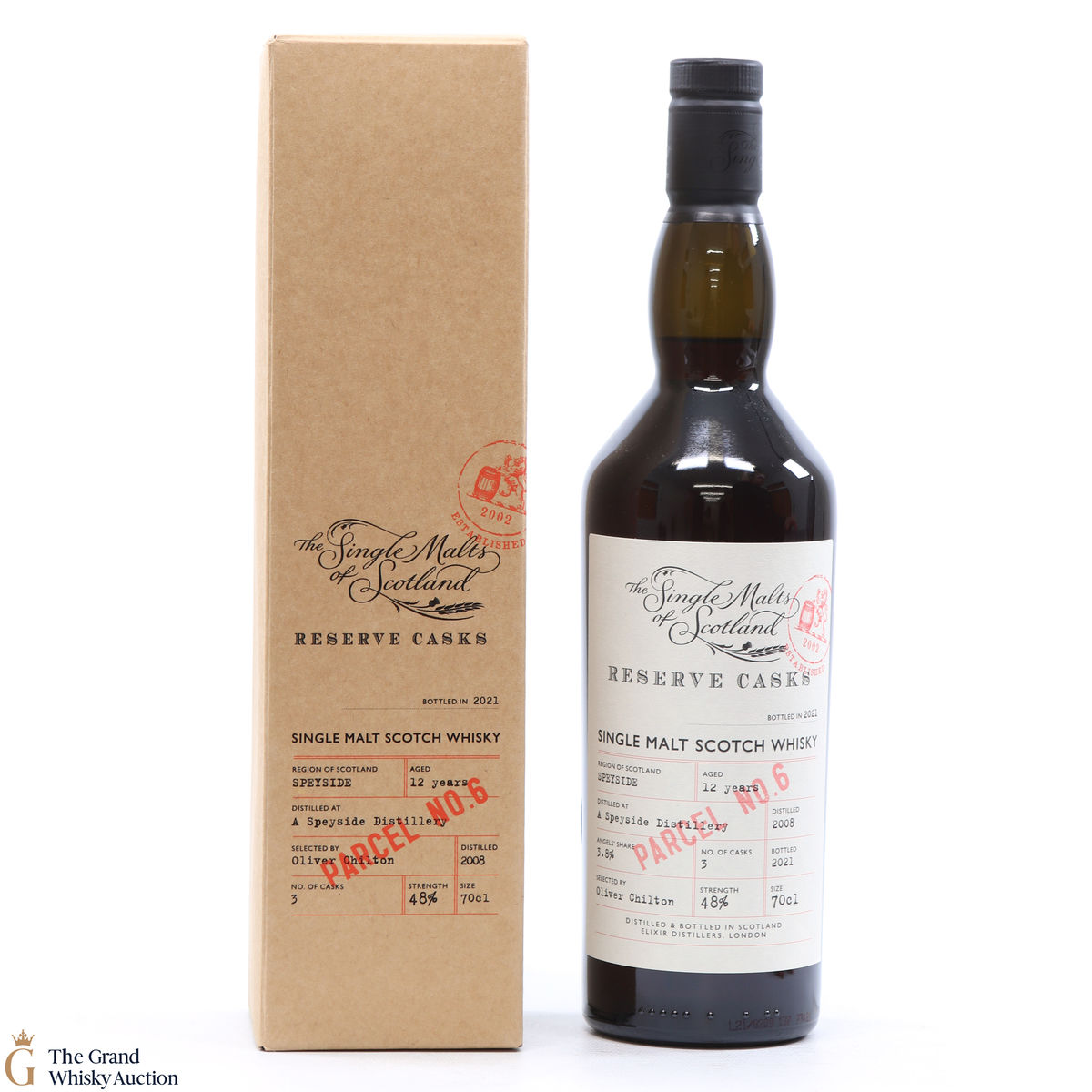 Speyside - 12 Year Old 2008 - Reserve Casks Parcel No. 6